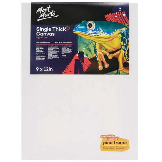 NEW // Single Thick Canvas Signature – 9in x 12in – Mont Marte