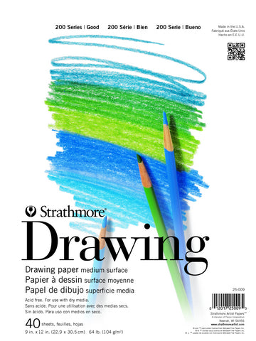 NEW // Strathmore 200 Series Sketch Pad 9" x 12"