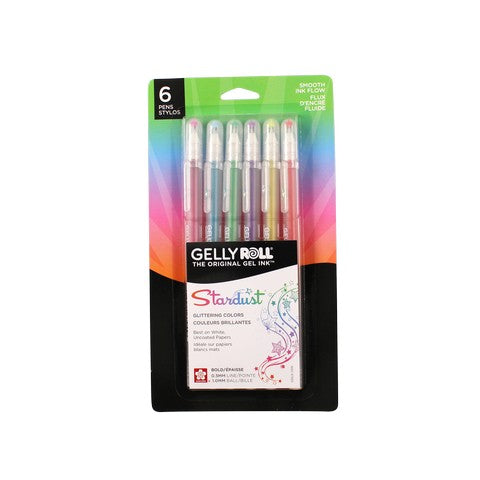 NEW // Gelly Roll Stardust Pen Set - Set of 6