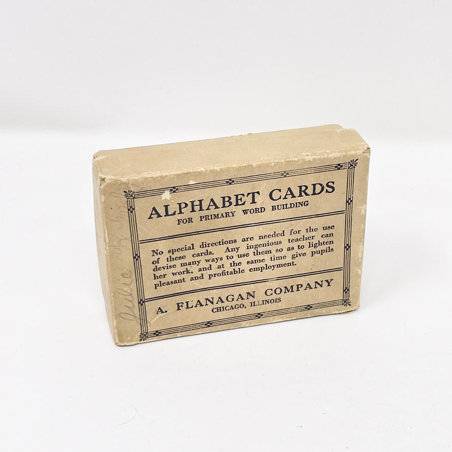 Antique Alphabet Cards - 1920s