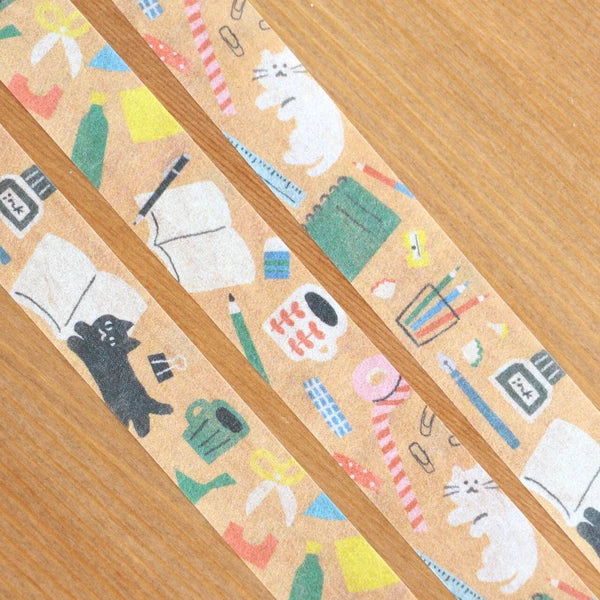 NEW // Cat Washi Tape - Watashi-Biyori Series