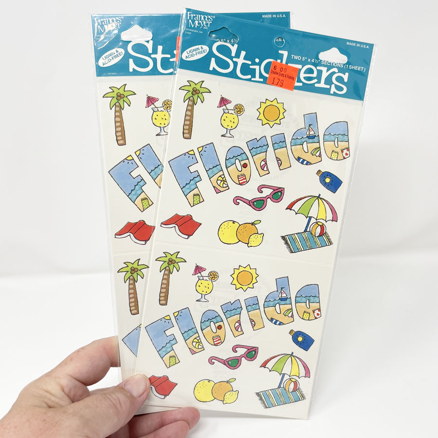 Frances Scrapbook Stickers - Pick a Design