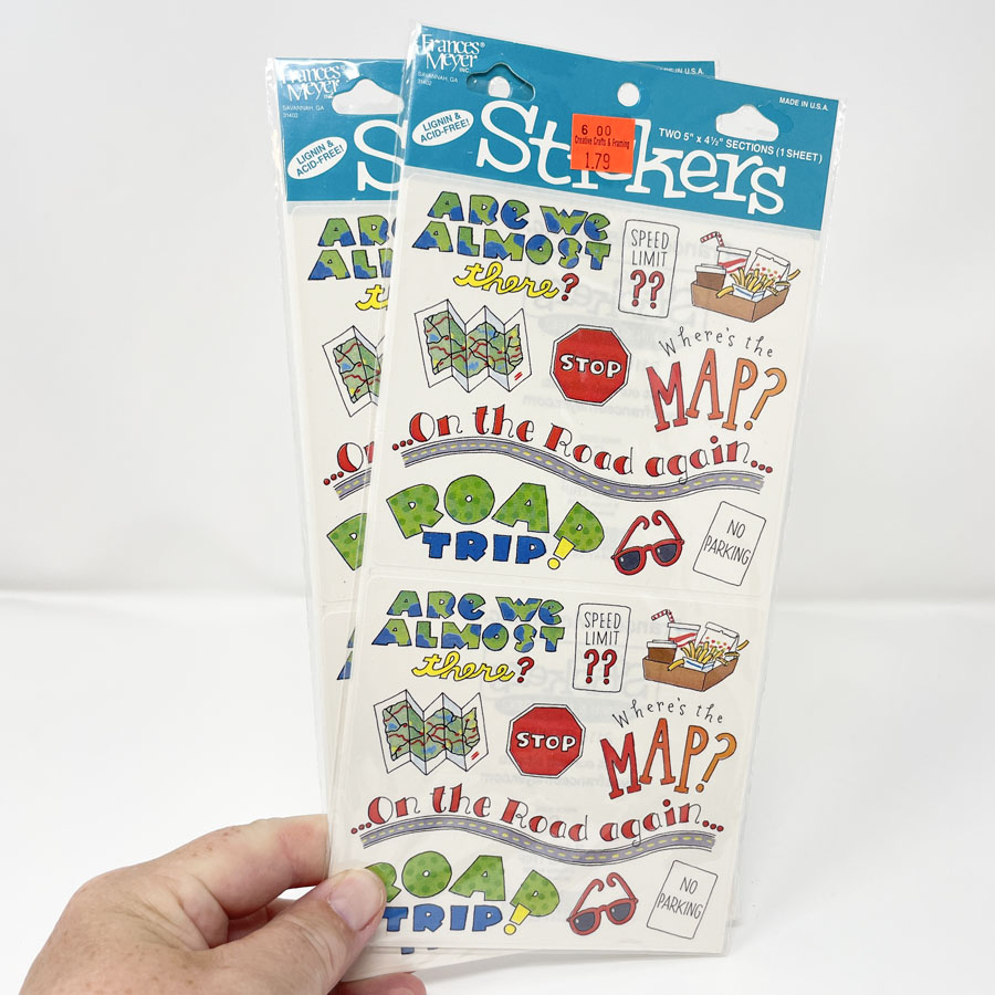 Frances Scrapbook Stickers - Pick a Design