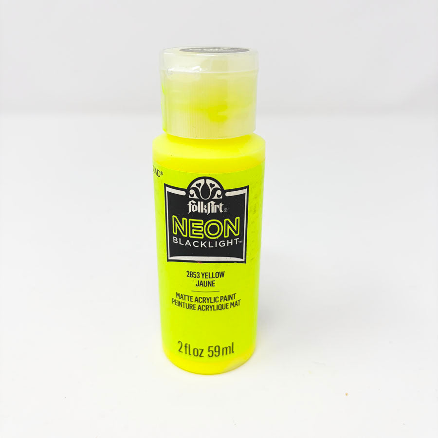 Folk Art Neon Yellow Acrylic Paint - 2 oz