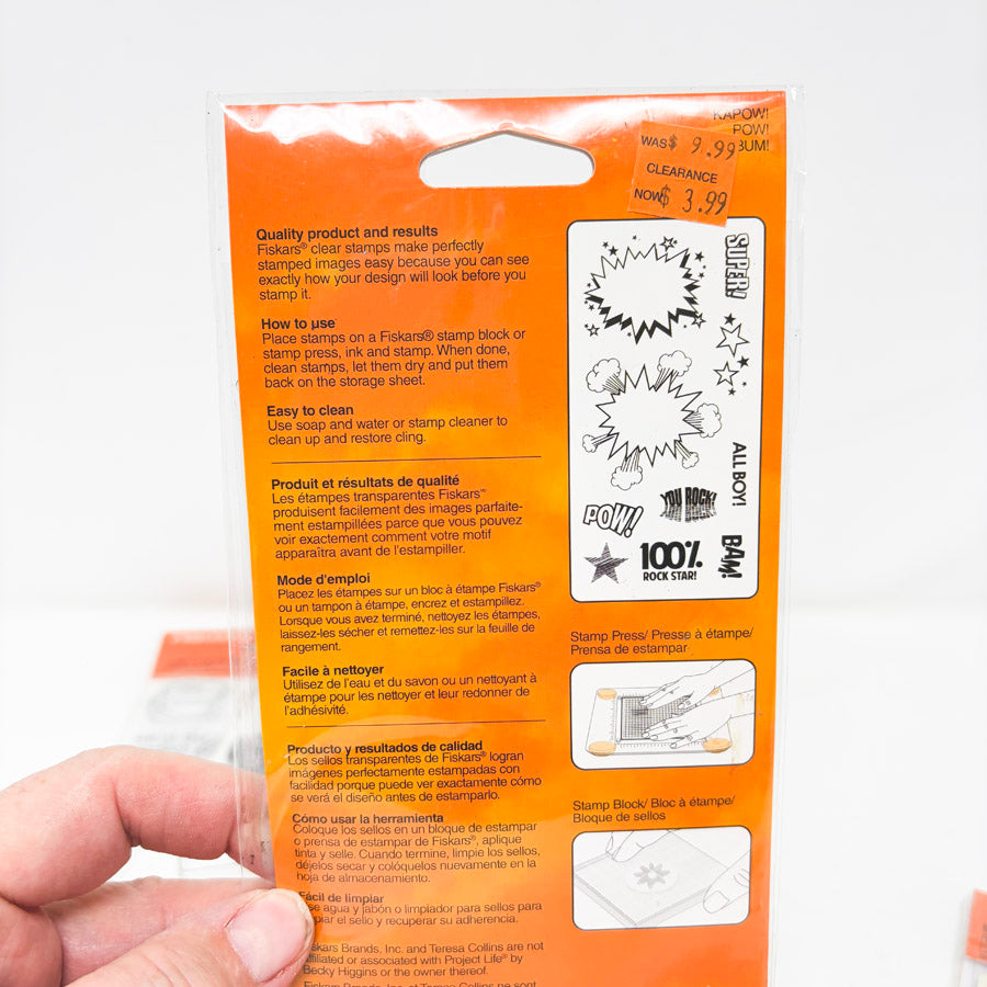 Fiskars Clear Stamps