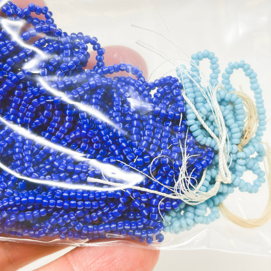 Blue Seed Bead Bundle