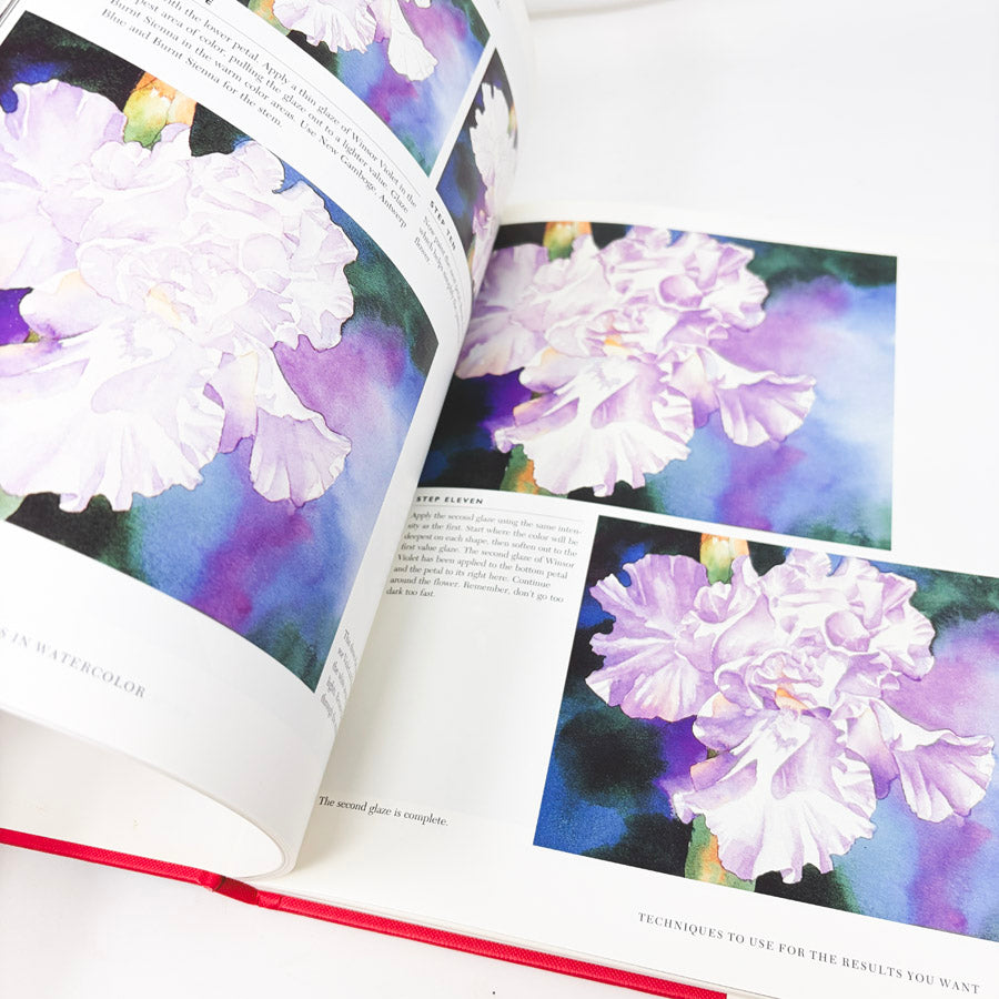 Painting Fresh Florals in Watercolor Book by Arleta Pech