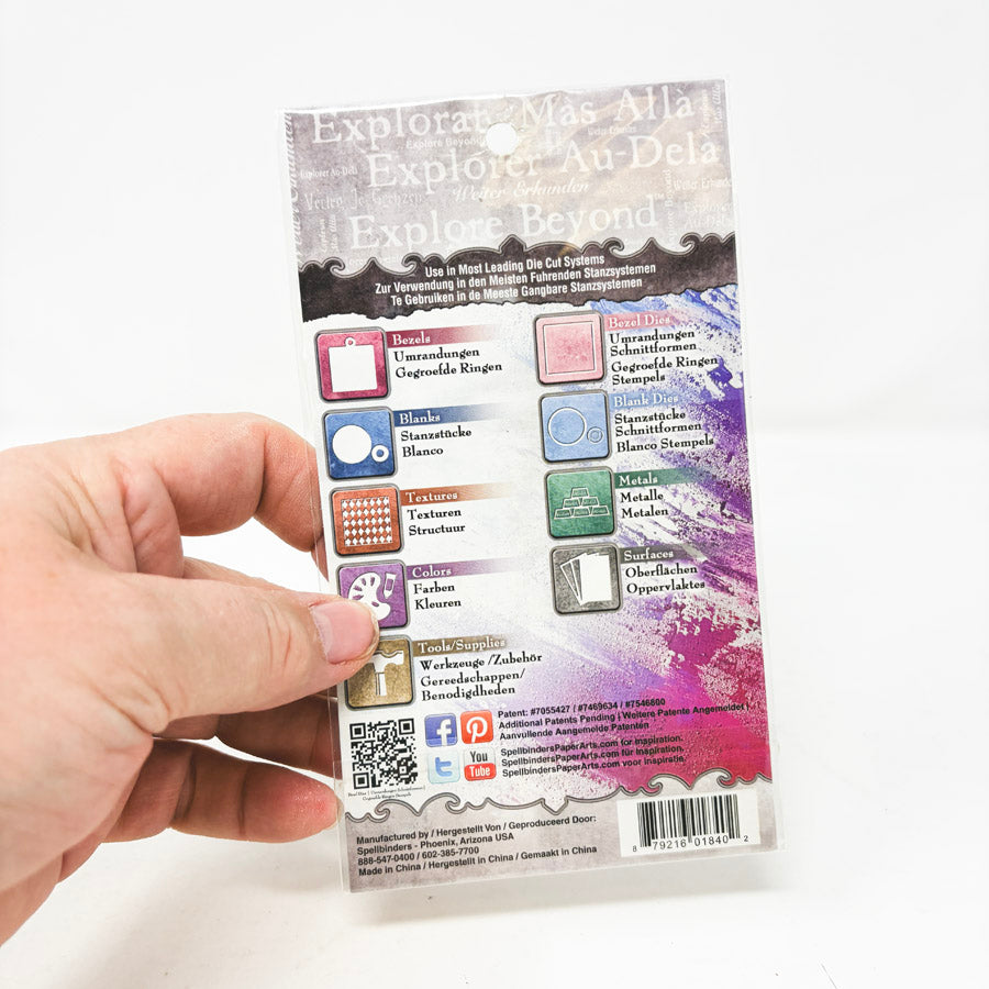 Shields One – Spellbinders Media Mixage Cutting Die