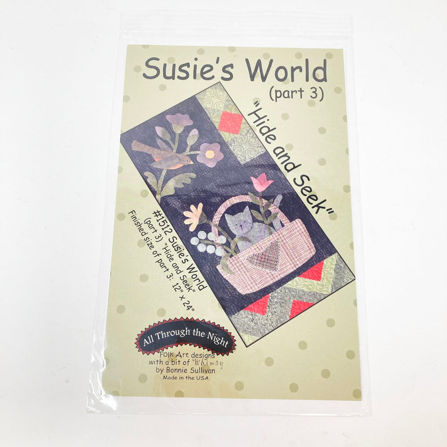 Susie's World Part 3 - Hide and Seek - Quilt Pattern by All Through the Night
