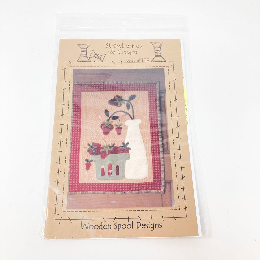 Strawberries & Cream Sewing Pattern by Wooden Spool Designs