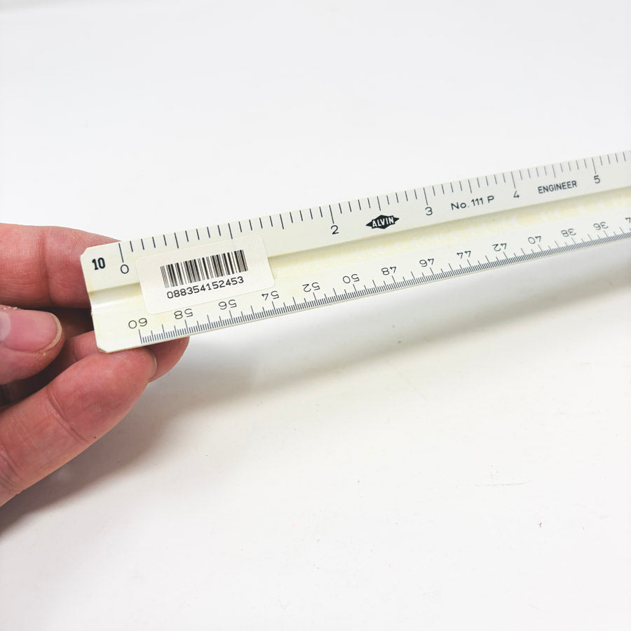 Alvin Engineering Triangular Scale Ruler