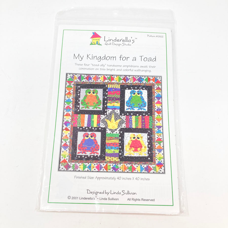 My Kingdom for a Toad Quilt Pattern by Linda Sullivan