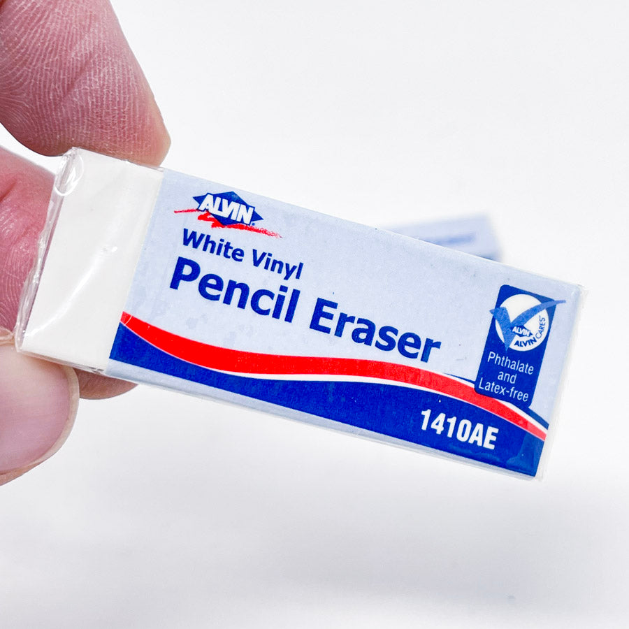 Alvin White Vinyl Pencil Eraser