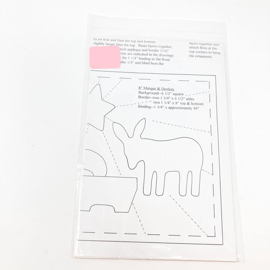 First Christmas Mini Quilt/Applique Patterns by Wild Goose Chase