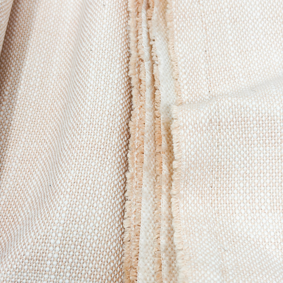 56" x 88" Blush Heavyweight Textured Upholstery Fabric