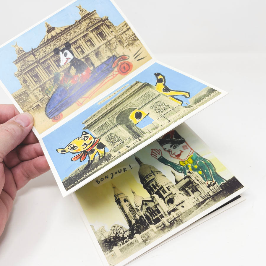 Nathalie Lete Visit Paris Postcard Folio