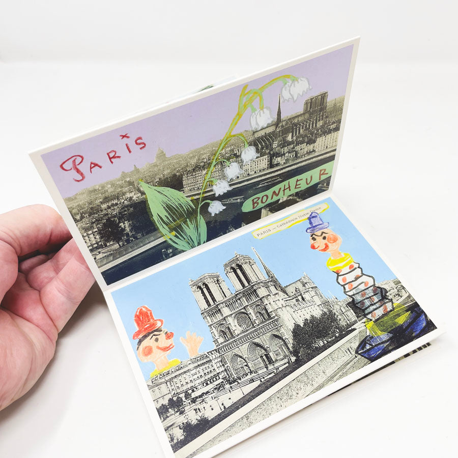 Nathalie Lete Visit Paris Postcard Folio