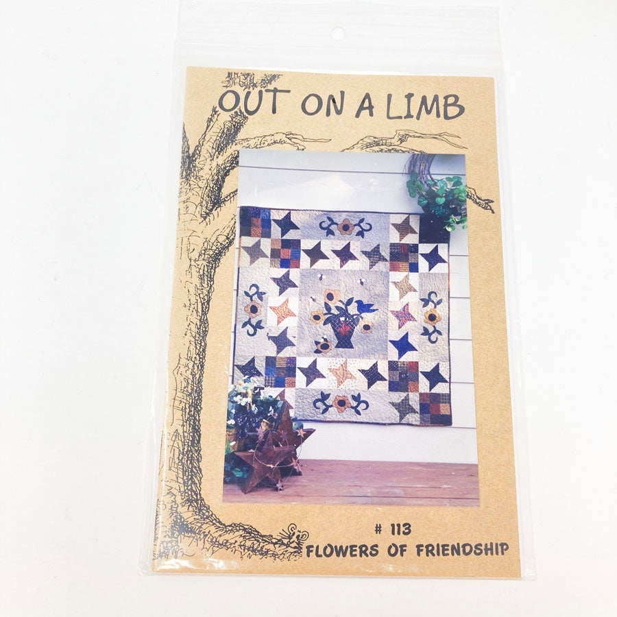 Flowers of Friendship Quilt Pattern by Out on a Limb