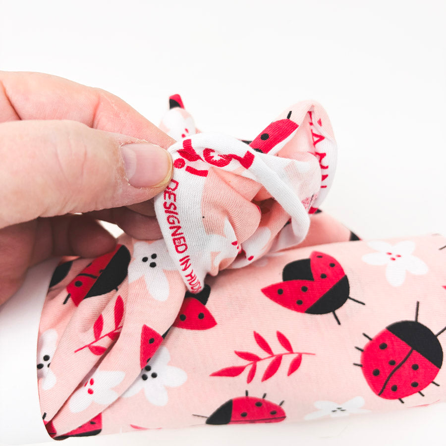 56" × 64" Ladybug Jersey Knit