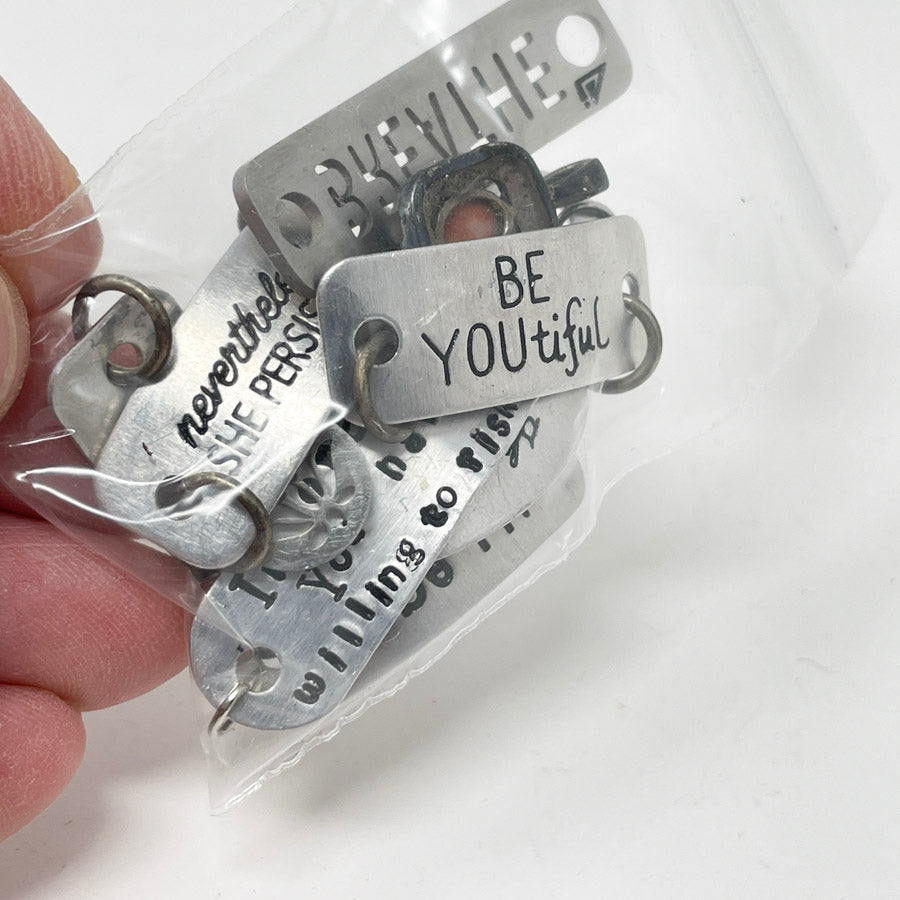 Metal Jewelry Sayings & Pendants