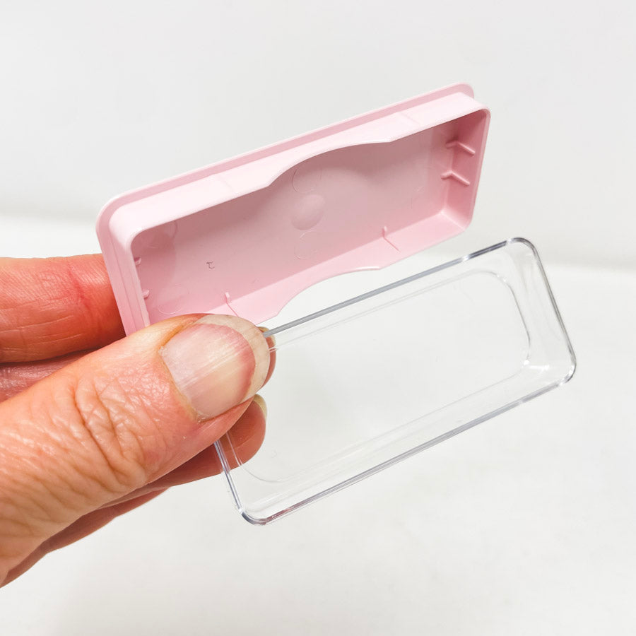 Eraser Pink Rectangle Plastic Box Bundle
