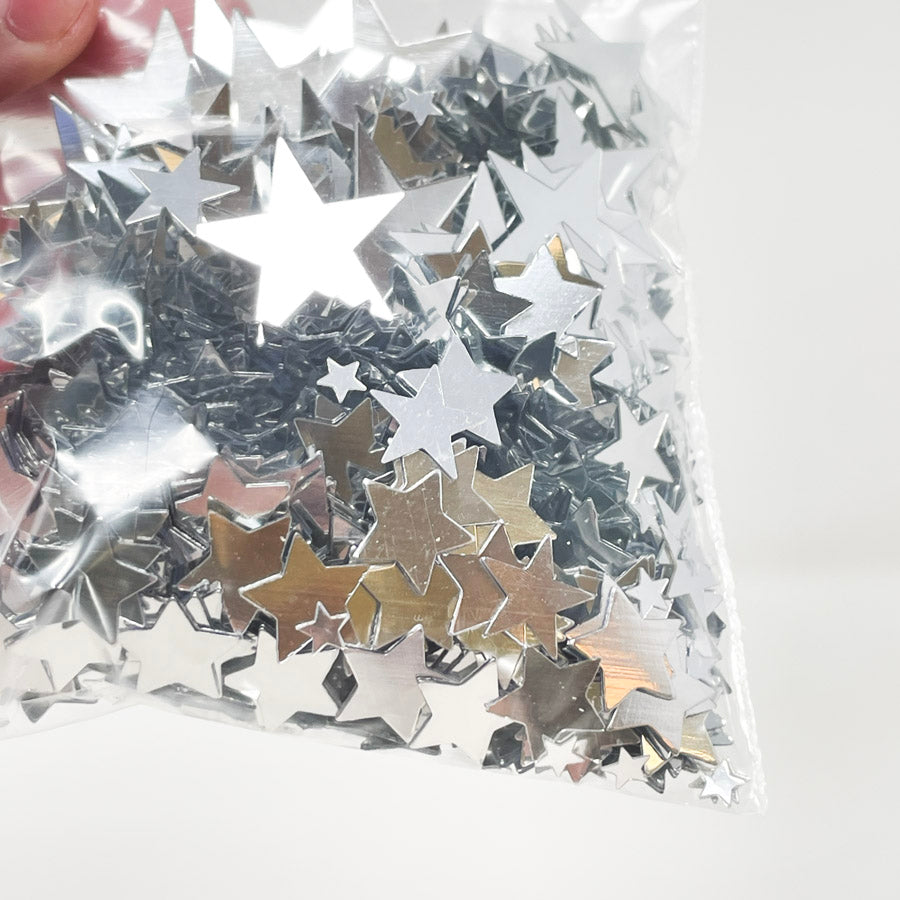 Silver Star Confetti