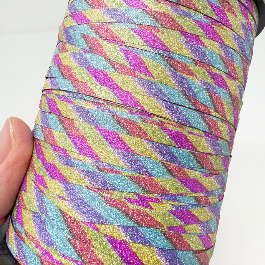 Holographic Curling Ribbon