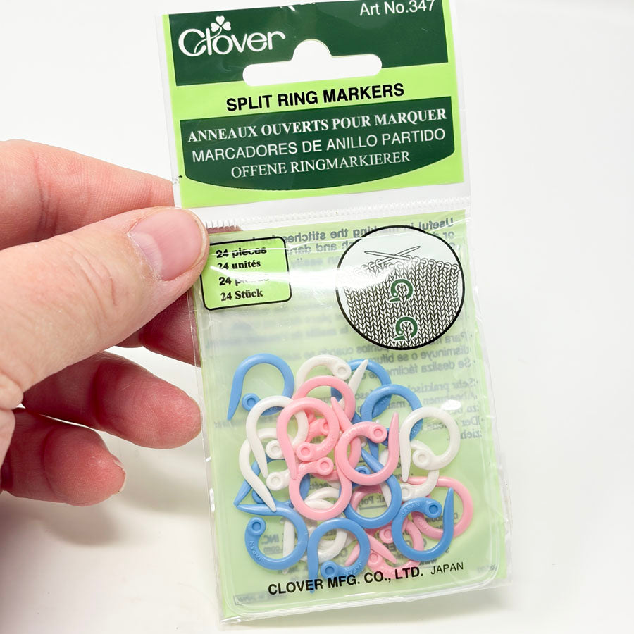 Clover Split Ring Markers