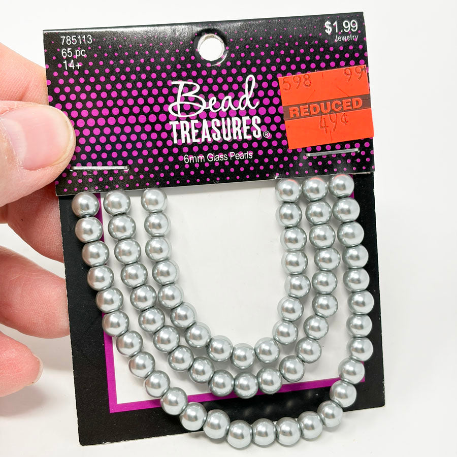Bead Treasures 6mm Glass Pearls