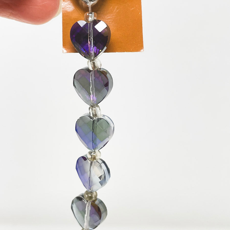 Bead Gallery Glass Heart 12mm Stringed Beads (1)