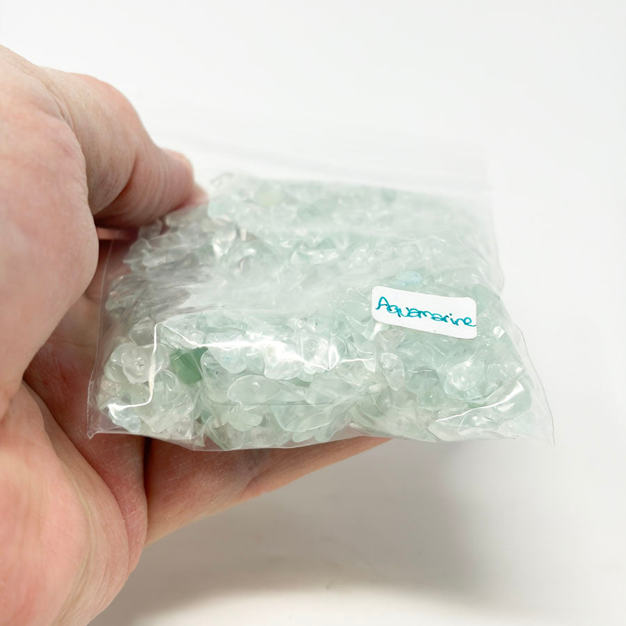 Aquamarine Chip Beads
