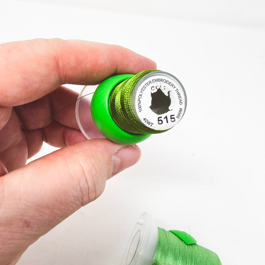 Green Series 40WT – Polyester Embroidery Thread – 500M