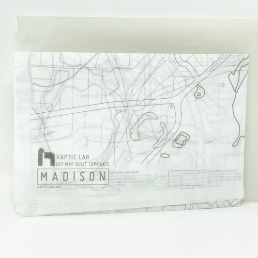 Haptic Lab DIY Map Quilt - Madison