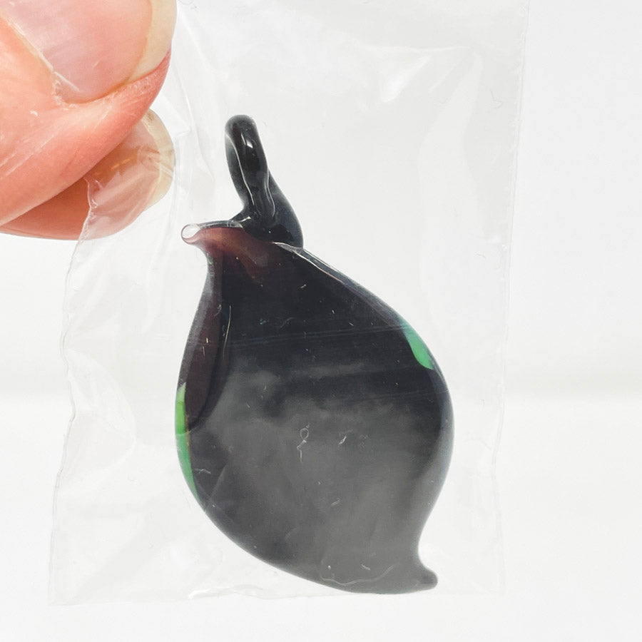 Black & Blue Glass Pendant