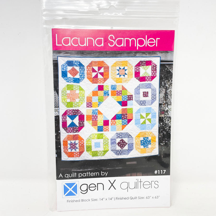 Lacuna Sampler Quilt Pattern #117 by Gen X Quilters
