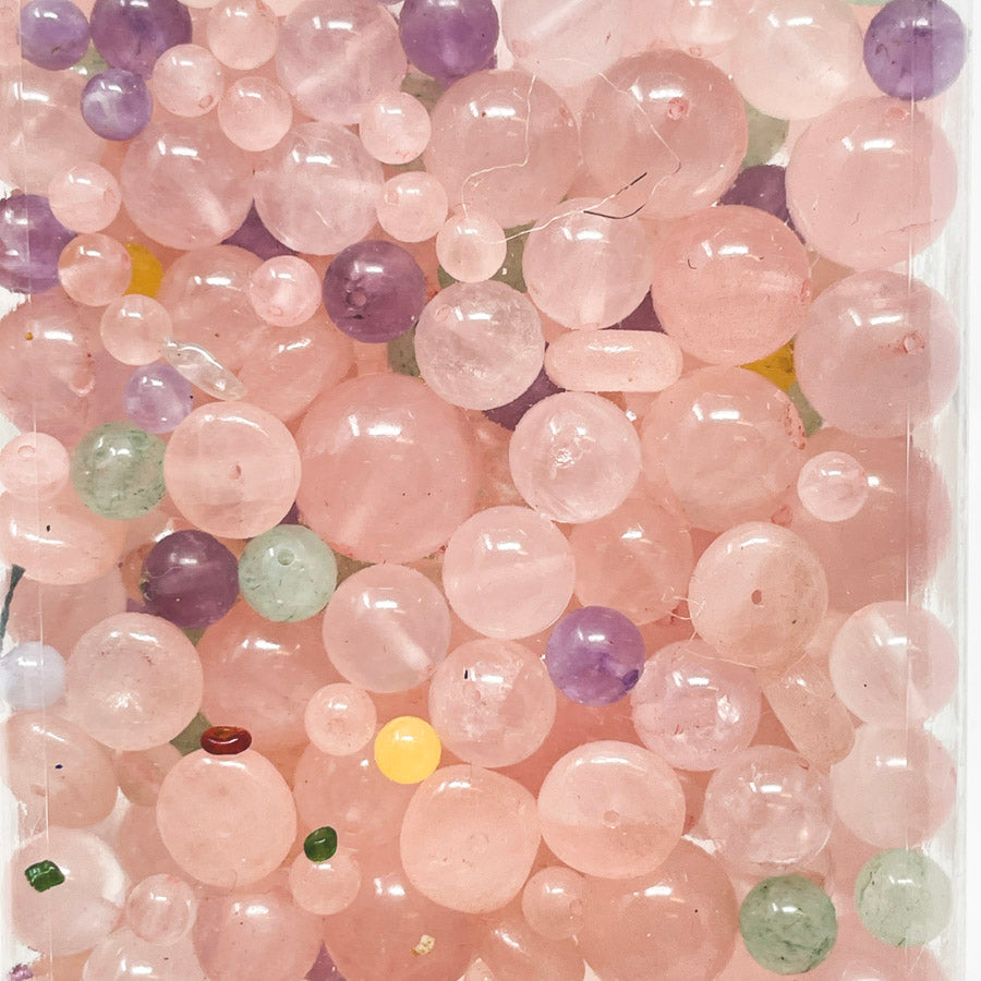 Rose Quartz Round Bead Bundle