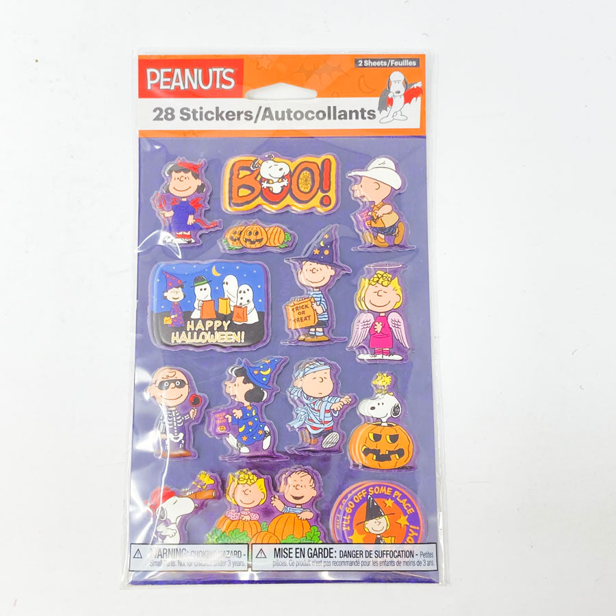 Halloween Peanuts Sticker Sheets