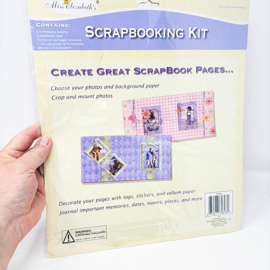 Miss Elizabeth's Paper Pack – Scrapbooking Kit