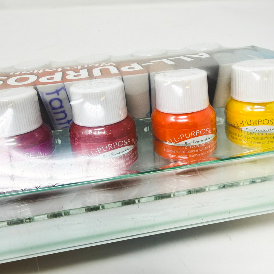 Tsukineko All-Purpose Ink Workstation - Classic Colors