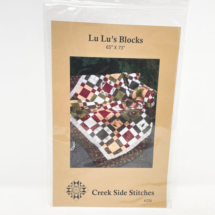 Lu Lu's Blocks Quilt Pattern by Creek Side Stitches