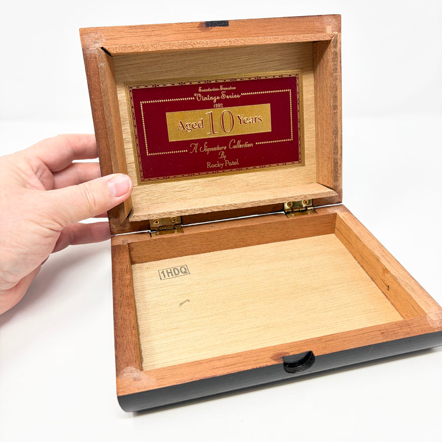 Petit Corona Wood Cigar Box