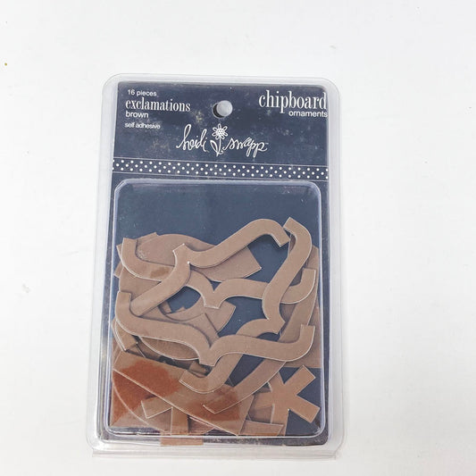 Heidi Swapp Self Adhesive Brown Exclamations