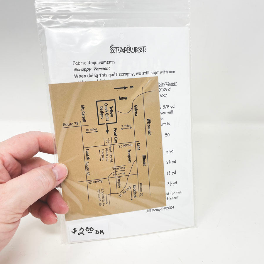 Starburst Quilt Pattern by Yellow Creek Quilt Designs