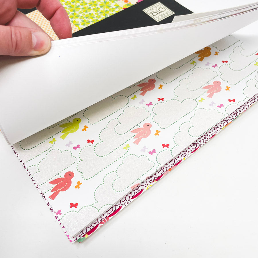 Me & my BIG ideas- 12"x12" flower patch paper collection