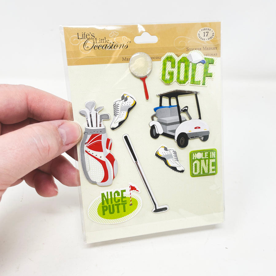 Life's Little Occasions Golf Stickers