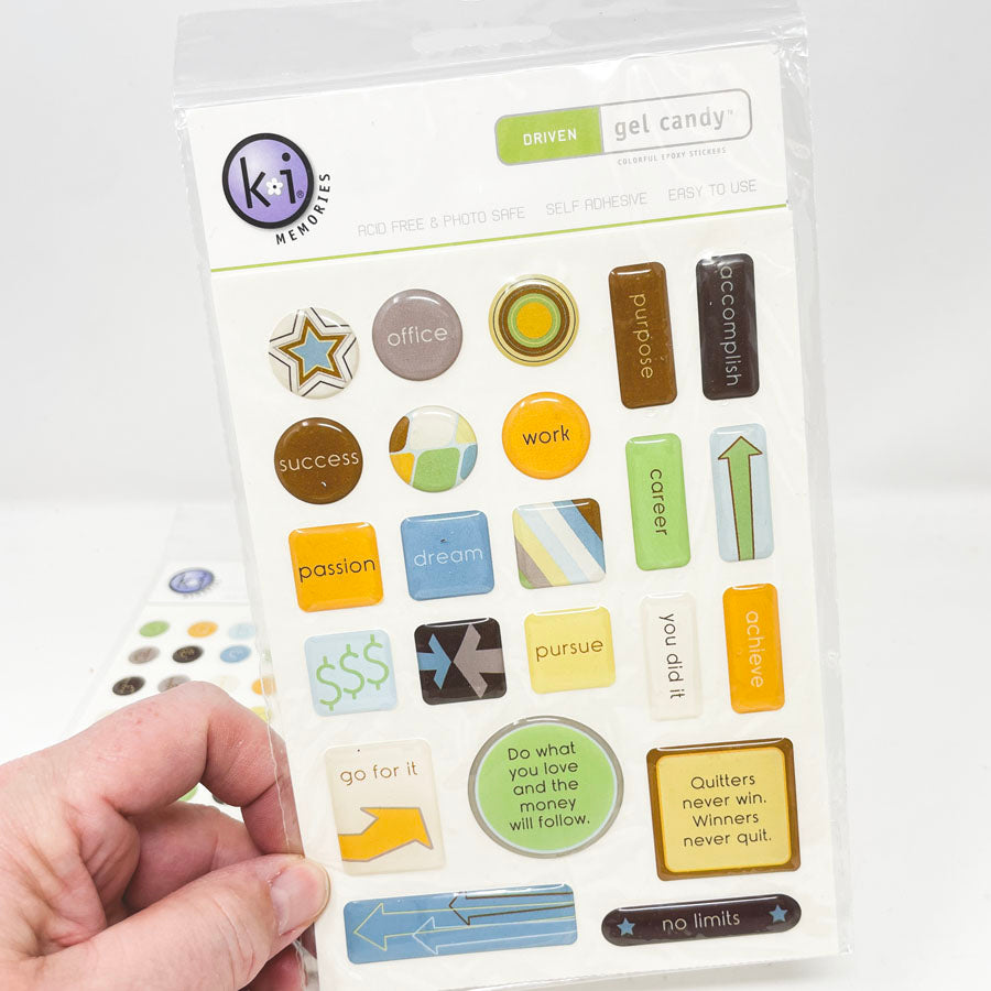 KI Memories Gel Candy Stickers