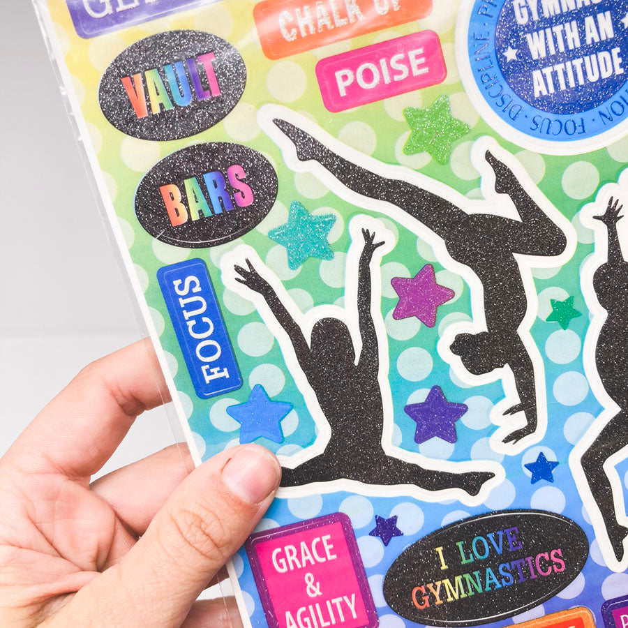 SandyLion Sticker Design- Gymnastics Stickers