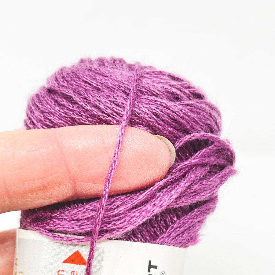 Red Heart Luster Sheen Acrylic Yarn - Violet