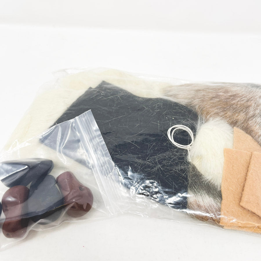 Miniature Faux Fur Bear Rug Kit