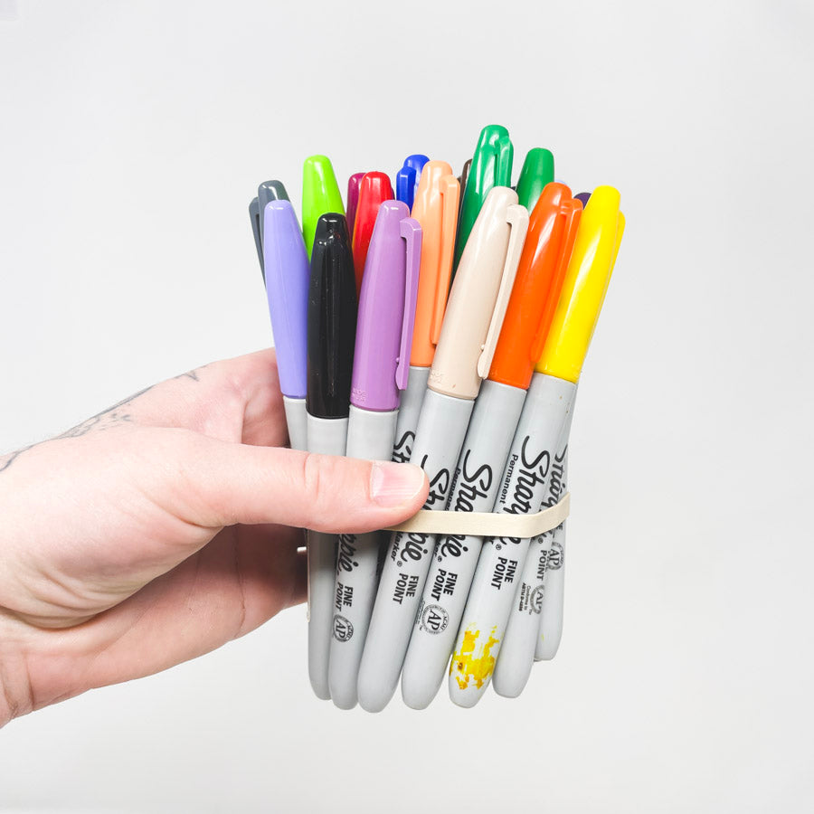 Bundle of 25 Asst. Sharpie Fine Point Markers